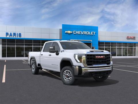  New 2025 GMC Sierra 2500HD Pro Stock#250969 Summit White 4WD 