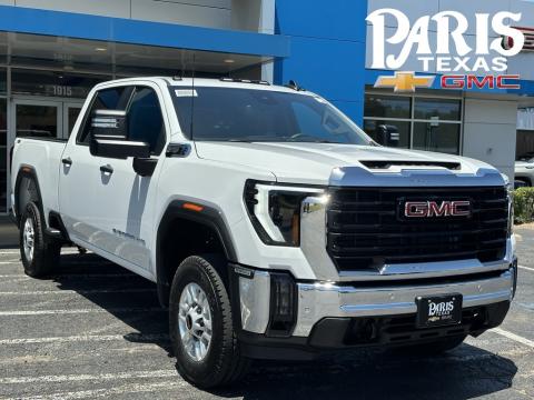  New 2025 GMC Sierra 2500HD Pro Stock#250969 Summit White 4WD 