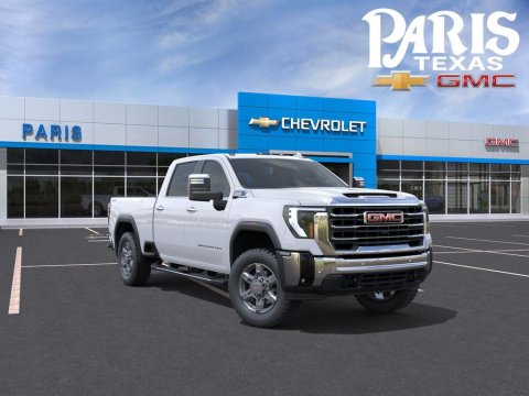 Summit White 2026 GMC Sierra 2500HD SLT 4WD for sale in Paris, TX - Stock #261135