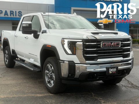Summit White 2026 GMC Sierra 2500HD SLT 4WD for sale in Paris, TX - Stock #261135