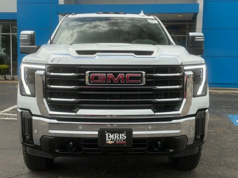 New Summit White 2026 GMC Sierra 2500HD SLT 4WD - photo 2 - Stock #261135