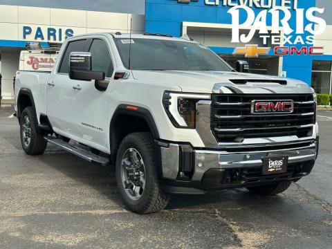 Summit White 2026 GMC Sierra 2500HD SLT 4WD for sale in Paris, TX - Stock #260995