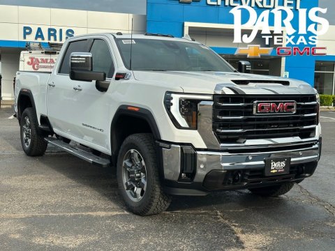 Summit White 2026 GMC Sierra 2500HD SLT 4WD for sale in Paris, TX - Stock #260995