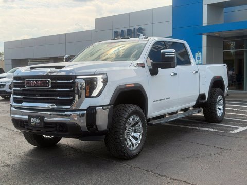 New Summit White 2026 GMC Sierra 2500HD SLT 4WD - photo 3 - Stock #260995