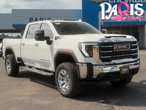 Summit White 2026 GMC Sierra 2500HD SLT 4WD for sale in Paris, TX - Stock #260995