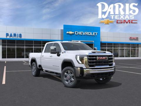 Summit White 2026 GMC Sierra 2500HD SLT 4WD for sale in Paris, TX - Stock #260921