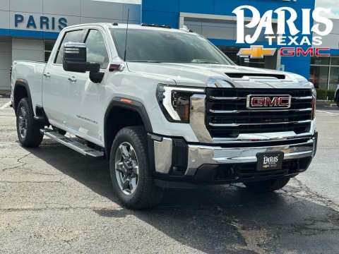 Summit White 2026 GMC Sierra 2500HD SLT 4WD for sale in Paris, TX - Stock #260921