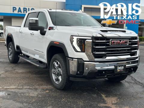 Summit White 2026 GMC Sierra 2500HD SLT 4WD for sale in Paris, TX - Stock #260966