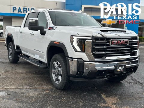 Summit White 2026 GMC Sierra 2500HD SLT 4WD for sale in Paris, TX - Stock #260966