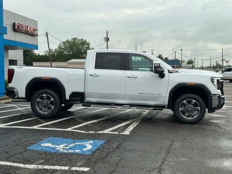 New Summit White 2026 GMC Sierra 2500HD SLT 4WD - photo 4 - Stock #260966