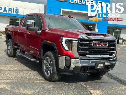 Volcanic Red Tintcoat 2026 GMC Sierra 2500HD SLT 4WD for sale in Paris, TX - Stock #260922