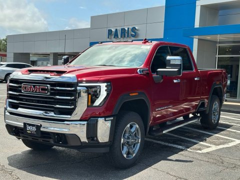 New Volcanic Red Tintcoat 2026 GMC Sierra 2500HD SLT 4WD - photo 3 - Stock #261102