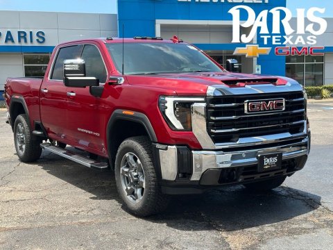Volcanic Red Tintcoat 2026 GMC Sierra 2500HD SLT 4WD for sale in Paris, TX - Stock #261102