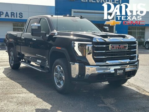 Onyx Black 2026 GMC Sierra 2500HD SLT 4WD for sale in Paris, TX - Stock #261097
