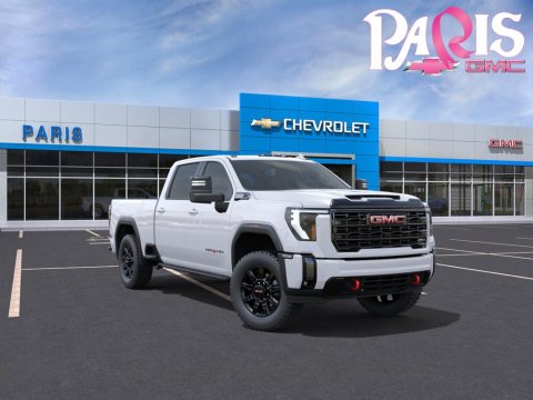 Summit White 2026 GMC Sierra 2500HD AT4 4WD for sale in Paris, TX - Stock #261493