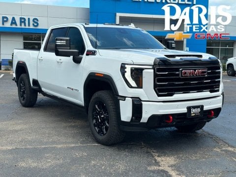Summit White 2026 GMC Sierra 2500HD AT4 4WD for sale in Paris, TX - Stock #261051