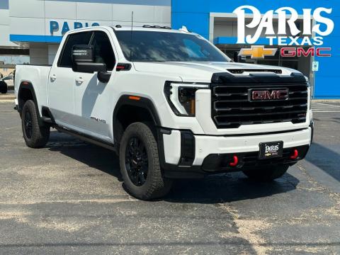 Summit White 2026 GMC Sierra 2500HD AT4 4WD for sale in Paris, TX - Stock #260939