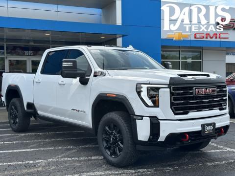  New 2025 GMC Sierra 2500HD AT4 Stock#250910 Summit White 4WD 