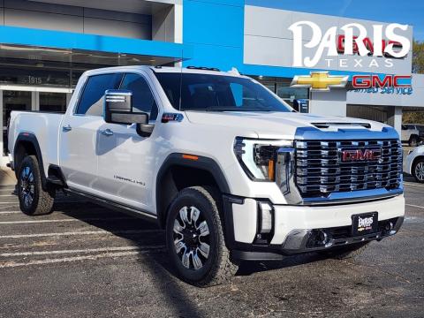  New 2025 GMC Sierra 2500HD Denali Stock#250609 White Frost 