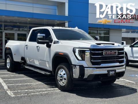  Pre-Owned 2025 GMC Sierra 3500HD SLT Stock#B5533 White Frost 