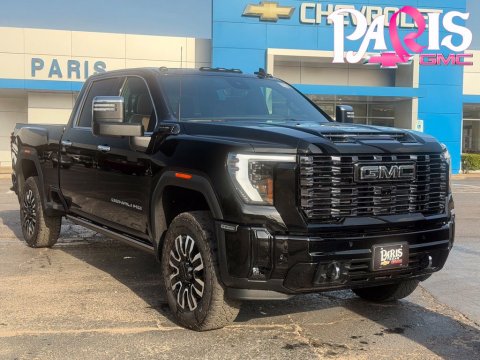 Onyx Black 2026 GMC Sierra 2500HD Denali Ultimate 4WD for sale in Paris, TX - Stock #261177