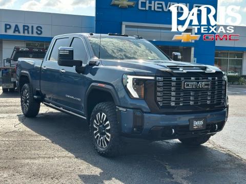 Downpour Metallic 2025 GMC Sierra 2500HD Denali Ultimate 4WD for sale in Paris, TX - Stock #260896A