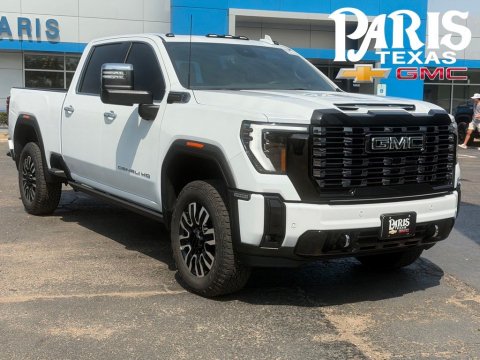 Glacier White Tricoat 2026 GMC Sierra 2500HD Denali Ultimate 4WD for sale in Paris, TX - Stock #261168