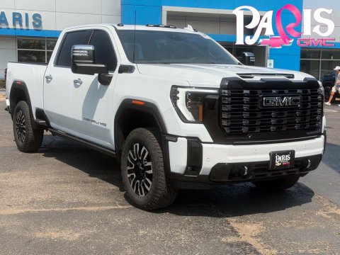 Glacier White Tricoat 2026 GMC Sierra 2500HD Denali Ultimate 4WD for sale in Paris, TX - Stock #261168