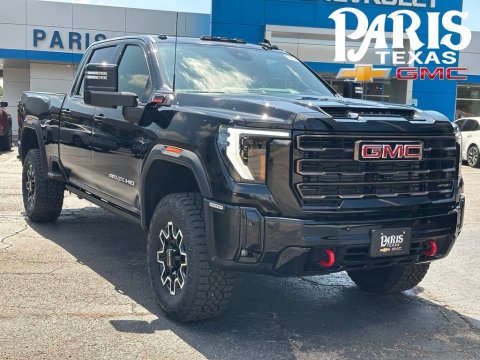 Onyx Black 2026 GMC Sierra 2500HD AT4X 4WD for sale in Paris, TX - Stock #261062