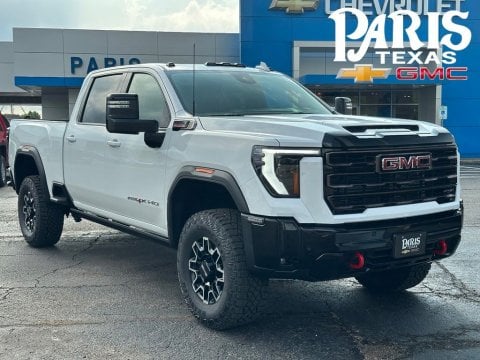 Summit White 2026 GMC Sierra 2500HD AT4X 4WD for sale in Paris, TX - Stock #261103