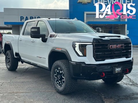 Summit White 2026 GMC Sierra 2500HD AT4X 4WD for sale in Paris, TX - Stock #261103