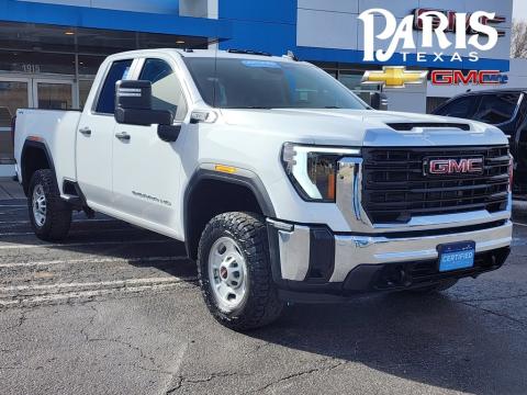  Certified 2024 GMC Sierra 2500HD Pro Stock#250394A Summit White 
