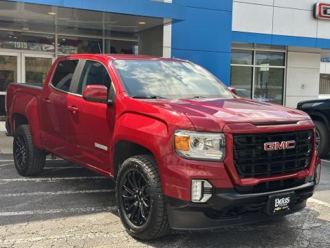  Pre-Owned 2022 GMC Canyon Elevation Stock#250858A Cayenne Red 