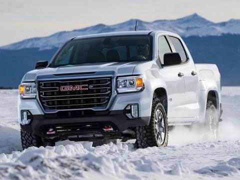  Pre-Owned 2021 GMC Canyon AT4 w/Leather Stock#250983A Summit 
