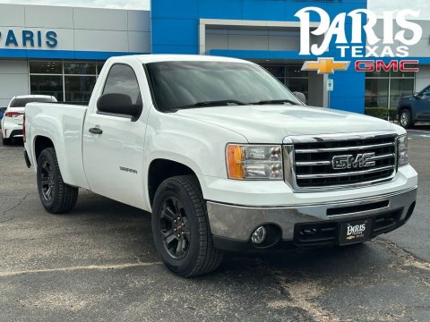 Summit White 2013 GMC Sierra 1500 Work Truck RWD for sale in Paris, TX - Stock #260874D