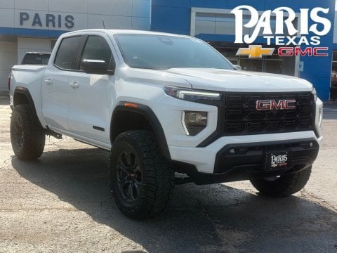 Summit White 2025 GMC Canyon Elevation 4WD for sale in Paris, TX - Stock #261218A