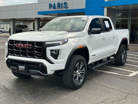 Pre-Owned Summit White 2025 GMC Canyon AT4 4WD - photo 3 - Stock #260373A