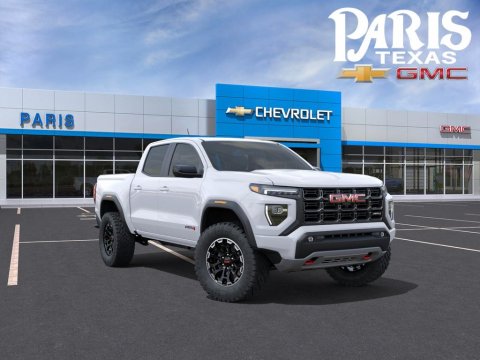 Summit White 2026 GMC Canyon AT4 4WD for sale in Paris, TX - Stock #261218