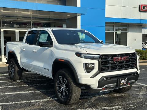  New 2025 GMC Canyon AT4 Stock#251004 Summit White 4WD New Truck 