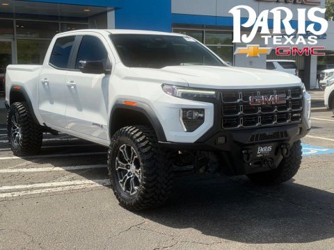 Summit White 2025 GMC Canyon AT4 4WD for sale in Paris, TX - Stock #261164A