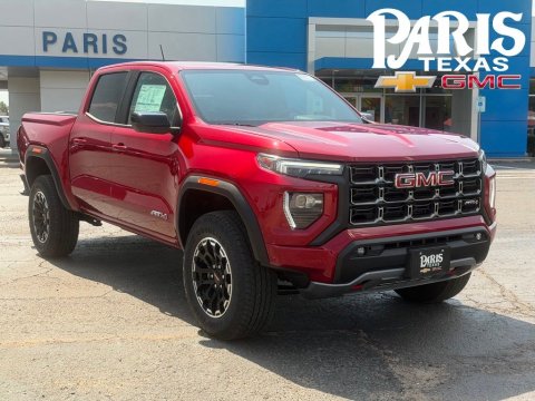 Volcanic Red Tintcoat 2026 GMC Canyon AT4 4WD for sale in Paris, TX - Stock #261288