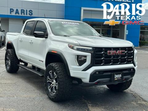 Summit White 2024 GMC Canyon AT4 4WD for sale in Paris, TX - Stock #260745A