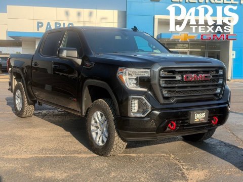Onyx Black 2020 GMC Sierra 1500 AT4 4WD for sale in Paris, TX - Stock #261073A