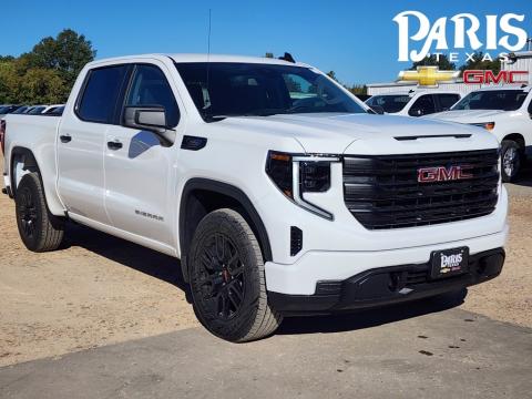  New 2025 GMC Sierra 1500 Pro Stock#250137 Summit White RWD New 