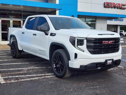  New 2025 GMC Sierra 1500 Pro Stock#250694 Summit White 4WD New 