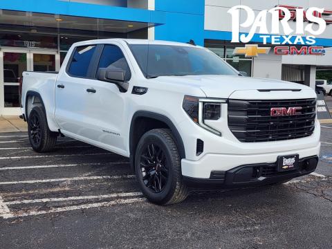  New 2025 GMC Sierra 1500 Pro Stock#250694 Summit White 4WD New 