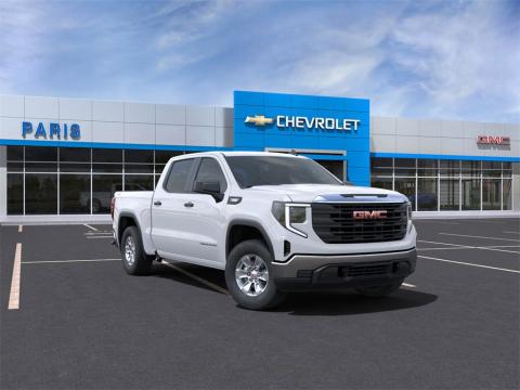  New 2025 GMC Sierra 1500 Pro Stock#250510 Summit White 4WD New 