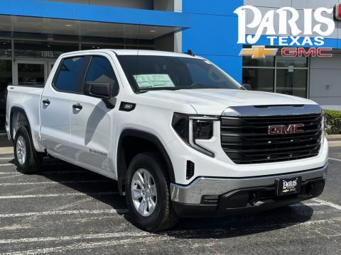  New 2025 GMC Sierra 1500 Pro Stock#250510 Summit White 4WD New 