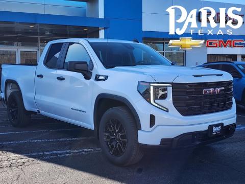  New 2025 GMC Sierra 1500 Pro Stock#250587 Summit White RWD New 