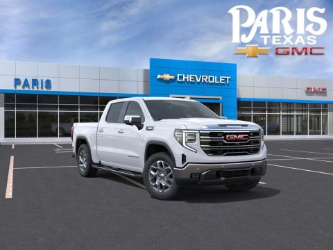 Summit White 2026 GMC Sierra 1500 SLT 4WD for sale in Paris, TX - Stock #261316